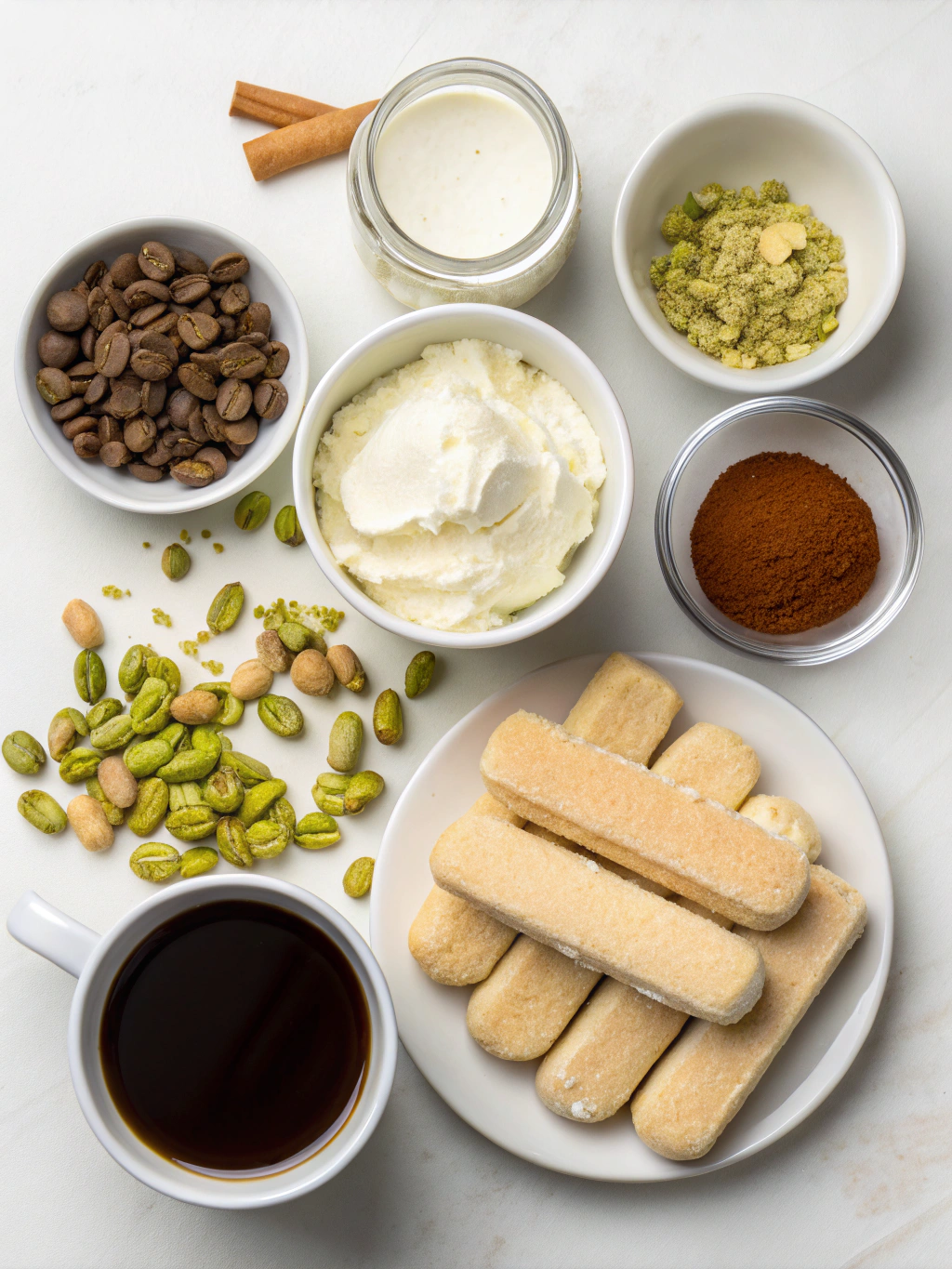 tiramisu pistache ingredients