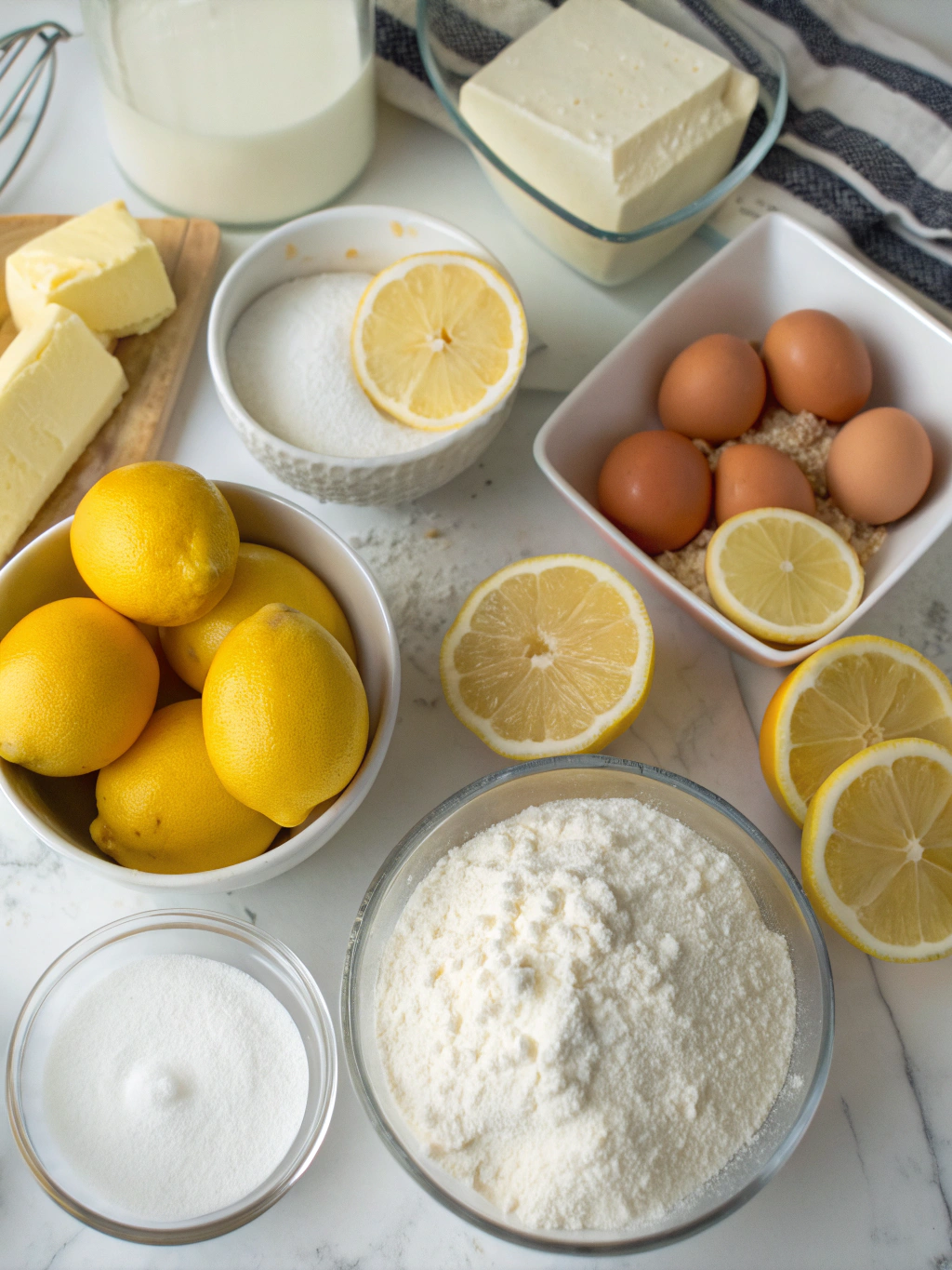 gâteau au yaourt au citron ingredients
